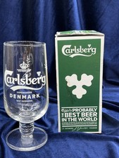 Bicchiere birra Carlsberg con