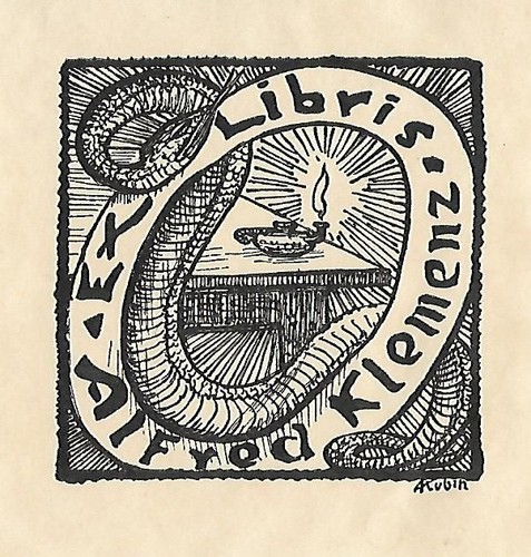 Original grafik exlibris - original,