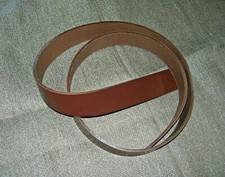 STRISCIA DI CUOIO BULL TORO DA 4 mm LARGHEZZA 4 cm O 6 cm COLORE CUOIO COGNAC