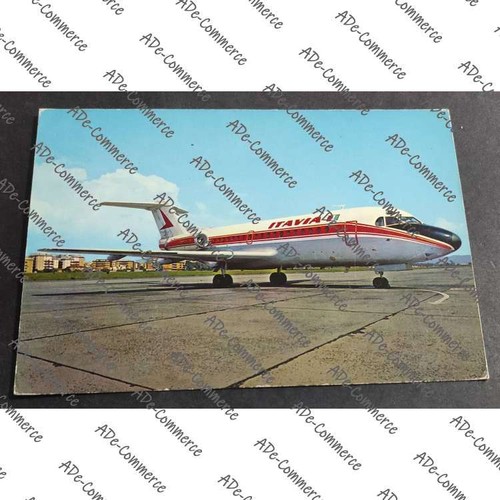 Cartolina roma fokker 28 - cartolina,
