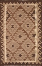 Natural Dye Brown Kilim