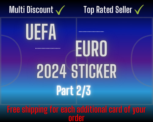 Adesivi topps uefa euro 2024 - adesivi,