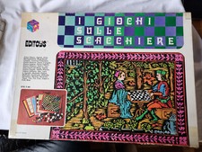 GIOCO DA TAVOLO IN SCATOLA VINTAGE EDITOYS I GIOCHI SULLE SCACCHIERE COMPLETO