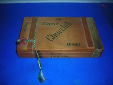 BRASIL BURGER 20 SCATOLA SIGARI IN LEGNO DA COLLEZIONE