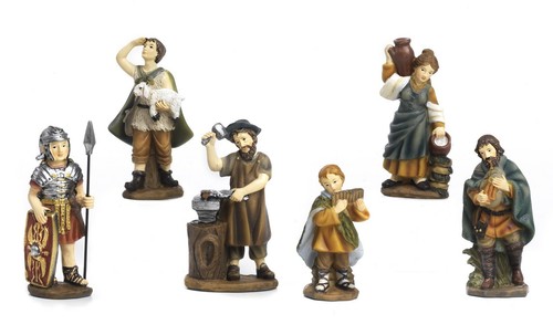 Set personaggi presepe - 6,