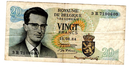 Belgique belgium billet - billet, 20