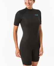 Muta surf donna shorty 100 1,5 mm nera