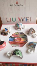 Illy Art Collection Liu Wei Cappuccino x 6 tazzine E Piattini 