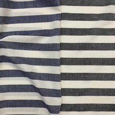 Tessuto Lino Viscosa Rigato 50