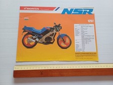 Honda NSR 125 F 1987-88 depliant italiano originale