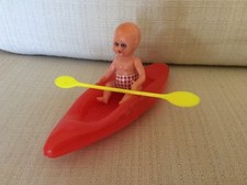 BAMBOLOTTO IN CANOA CON PAGAIA