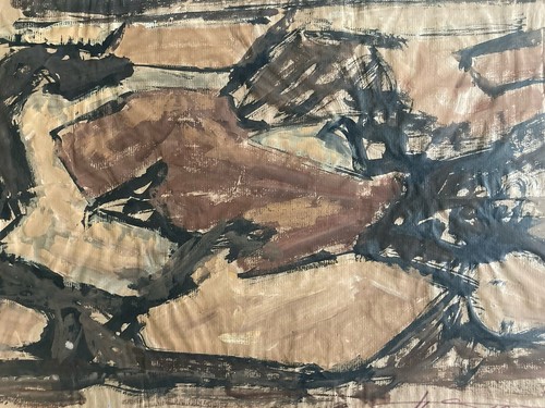 Bellissimo pittura olio carta - pittura,