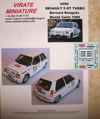 V099 renault turbo rallye - gt,