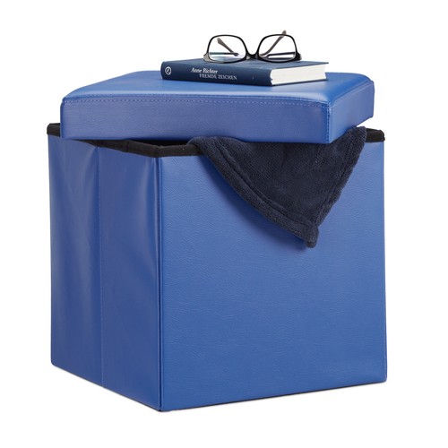 Sgabello contenitore pouf - contenitore,