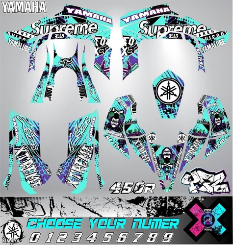 Kit grafico yamaha yfz 450r - grafico,