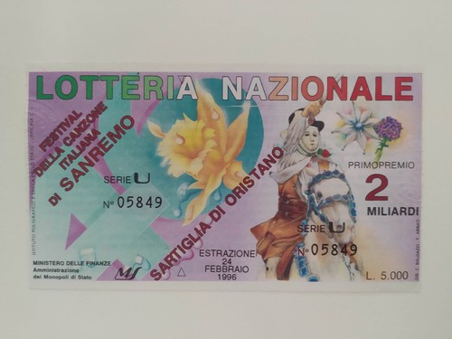 Biglietto lotteria - 66°,
