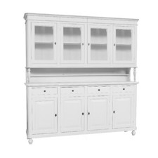 CREDENZA CRISTALLIERA BIANCA
