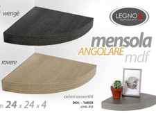MENSOLA ANGOLO ANGOLARE PARETE