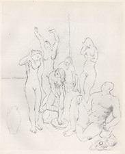 Pablo Picasso -Harem - Litografia