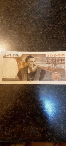Banca italia banconota 20000 - banca, d'italia
