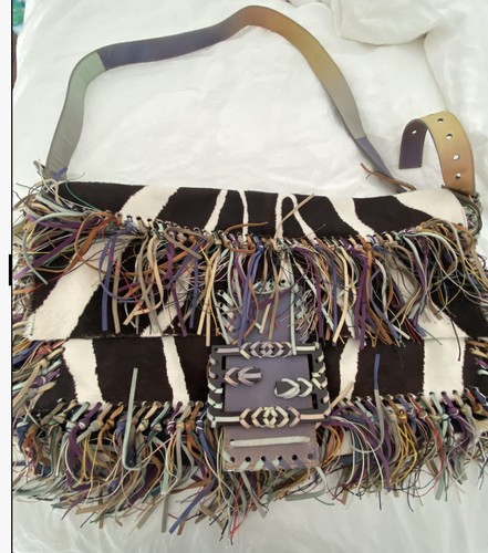 Borsa baguette maxi fendi - baguette,