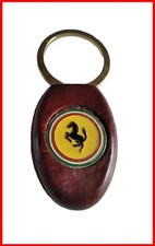 portachiavi Ferrari cavallino rampante in legno vintage F1  8