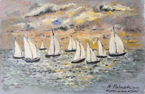 Regate vele mare - regate, gouache