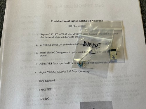 Aggiornamento mosfet president - aggiornamento,