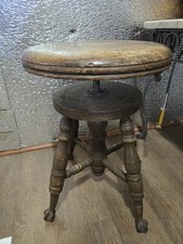 antico sgabello pianoforte in