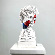 Scultura pop art David fatta a