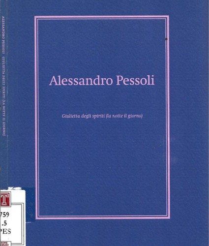 Alessandro pessoli giulietta - pessoli.,