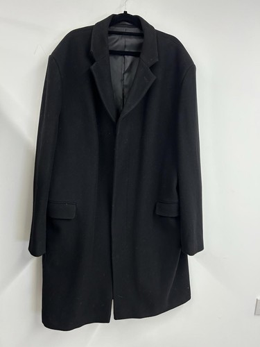 Cappotto lungo nero - , lana