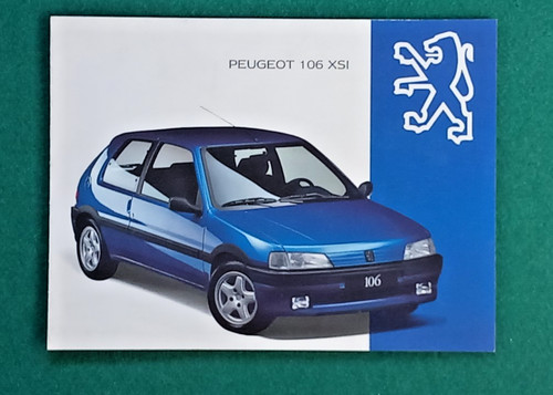 Brochure depliant peugeot 106 - peugeot,