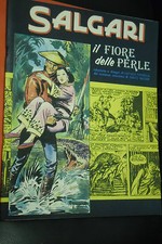 EMILIO SALGARI -CAMILLO MOSCATI-IL FIORE DELLE PERLE -CARTOON MUSEUM-PAPARELLA