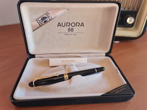 Penna stilografica aurora - penna,