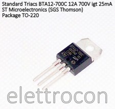 Triac BTA12-700C 12A 700V