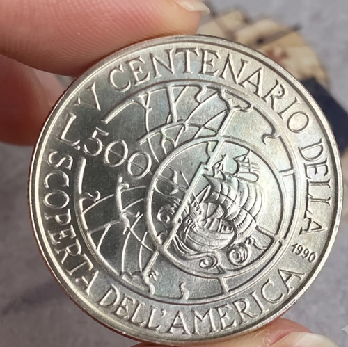 500 lire 1990 - 500, v