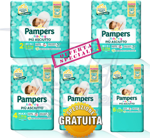 Pampers baby dry - baby, pannolini