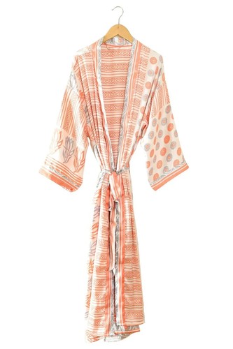 Kimono vintage crepe di - kimono,
