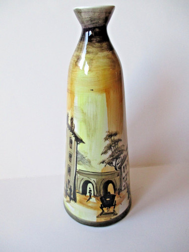 Vaso dipinto mano firma - a, da