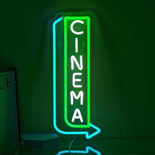 Insegna neon cinema - insegna,