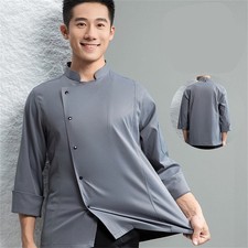 Men Chef Jacket Long Sleeve