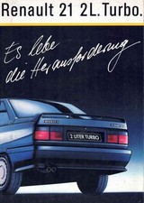 Catalogue brochure Renault 21