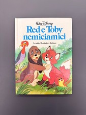 Red e Toby Nemiciamici Libro Illustrato Disney Disneyana 1987 Film Animazione