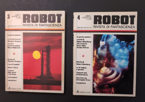 Lotto libri robot rivista - libri,