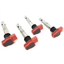4x ECS TUNING AUDI R8 Red Coil