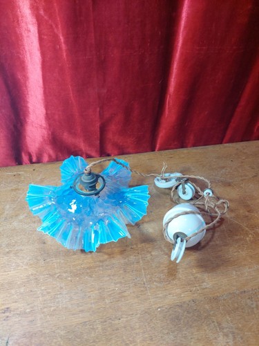 Antique french glass frilly - antique,