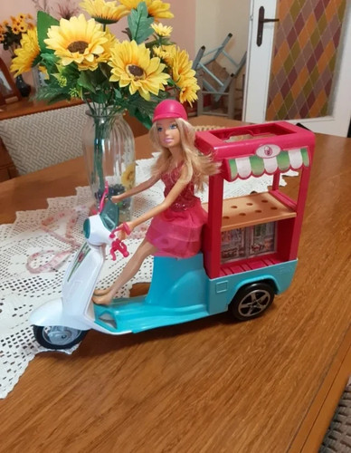 Barbie scooter fast - scooter,