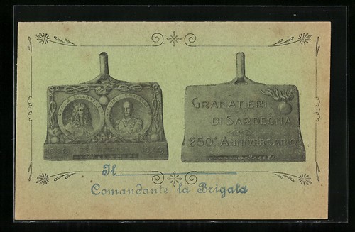 Cartolina granatieri - granatieri, di