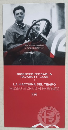 Cartolina museo storico alfa - cartolina,